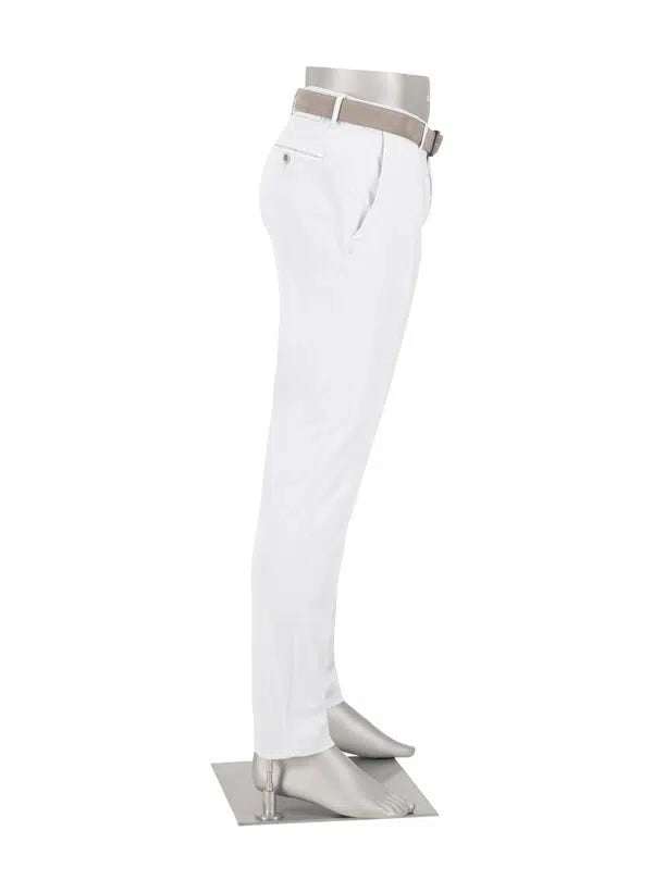 Chino Rob stretch - lichtblauw/grijs