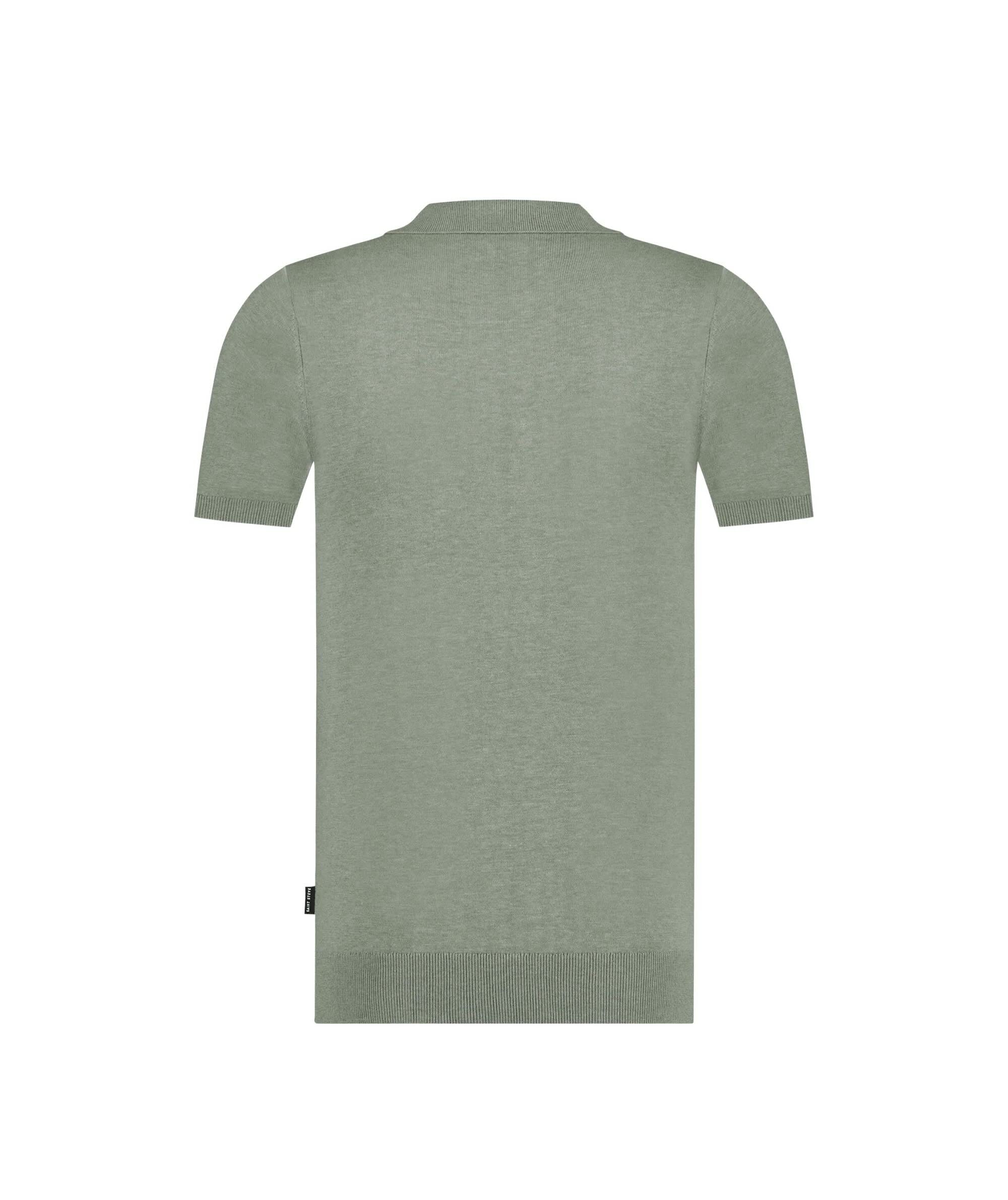 Polo CHRIS korte mouw - cloudygreen