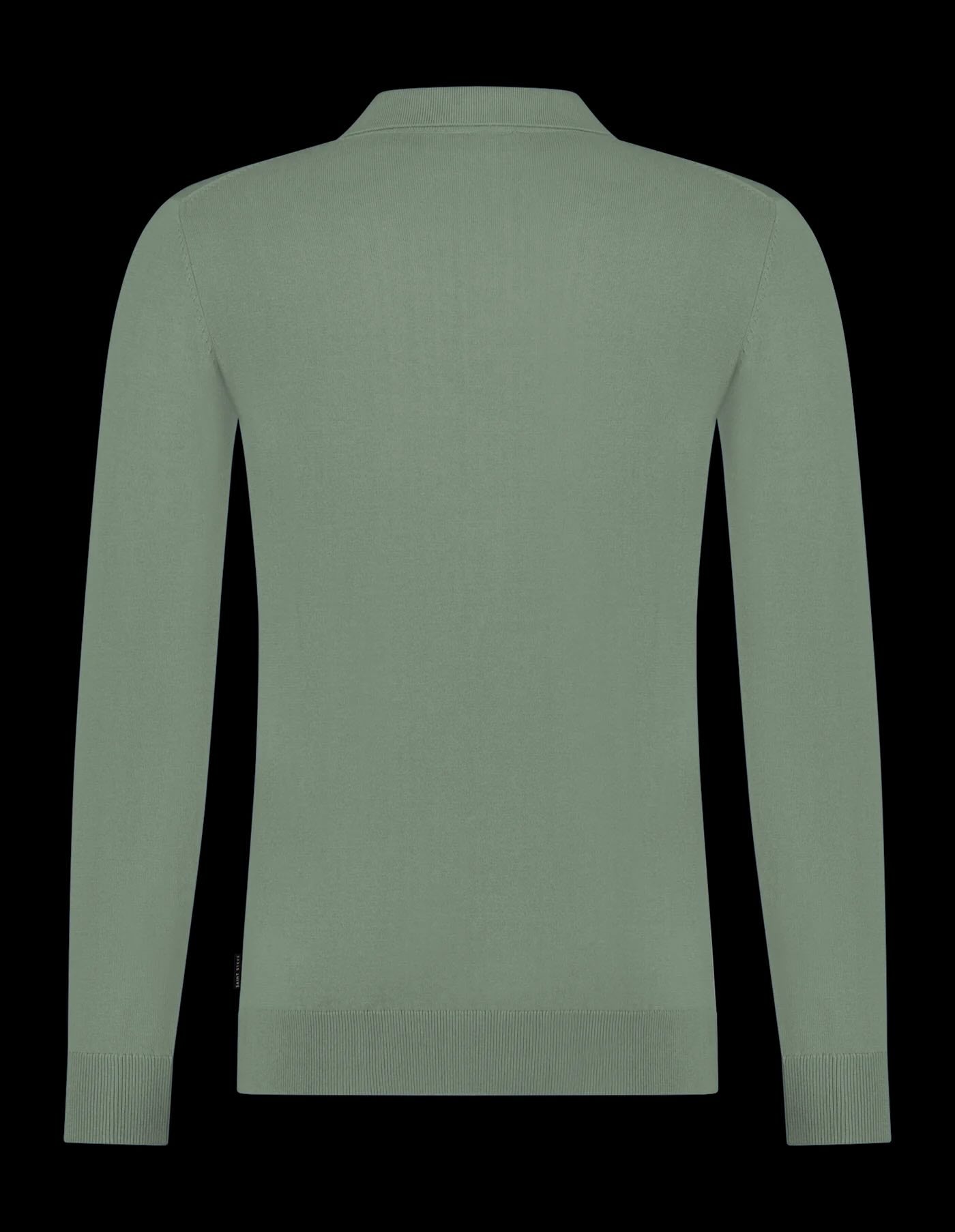 BEREND trui met polokraag - groen