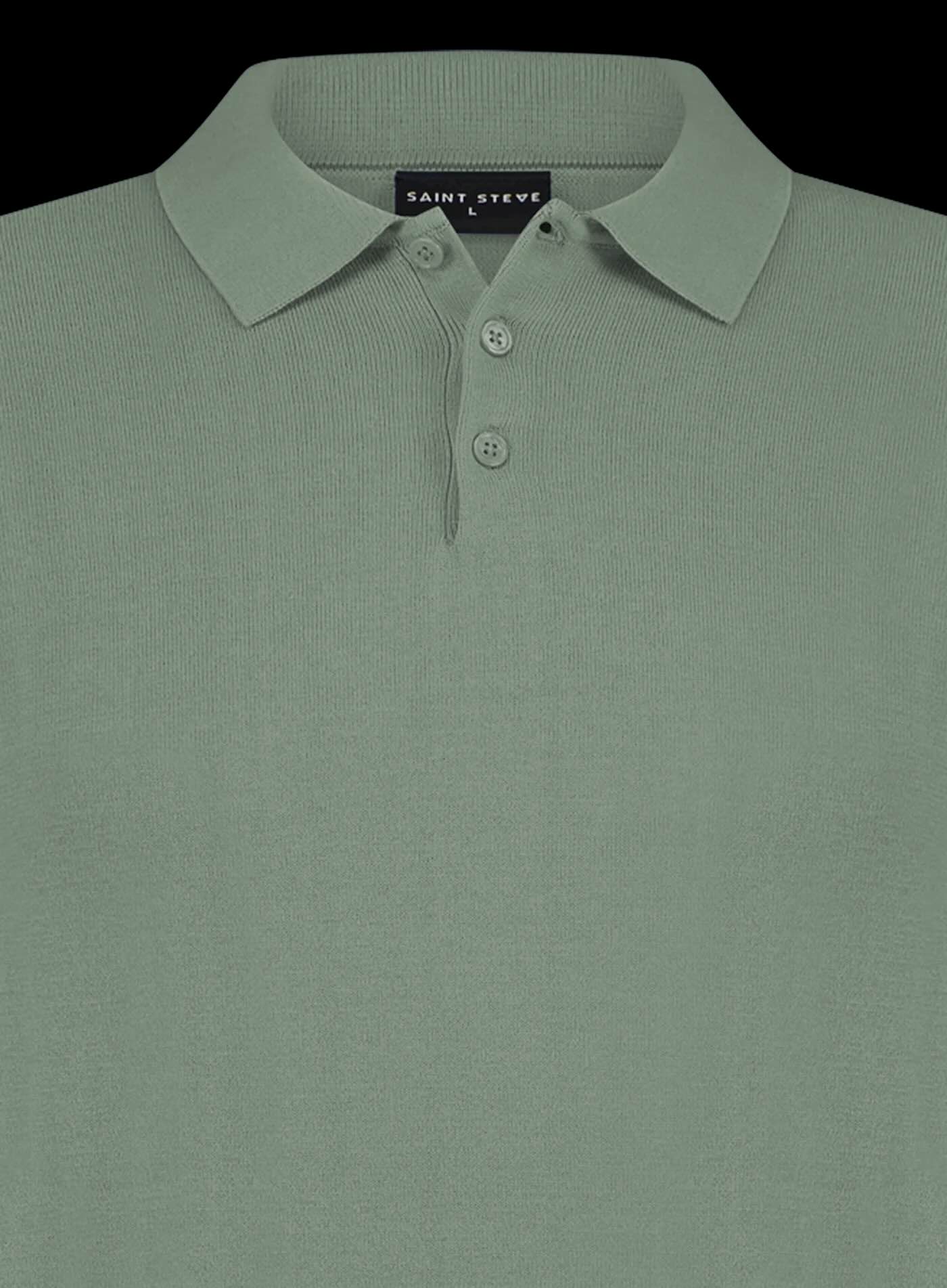 BEREND trui met polokraag - groen