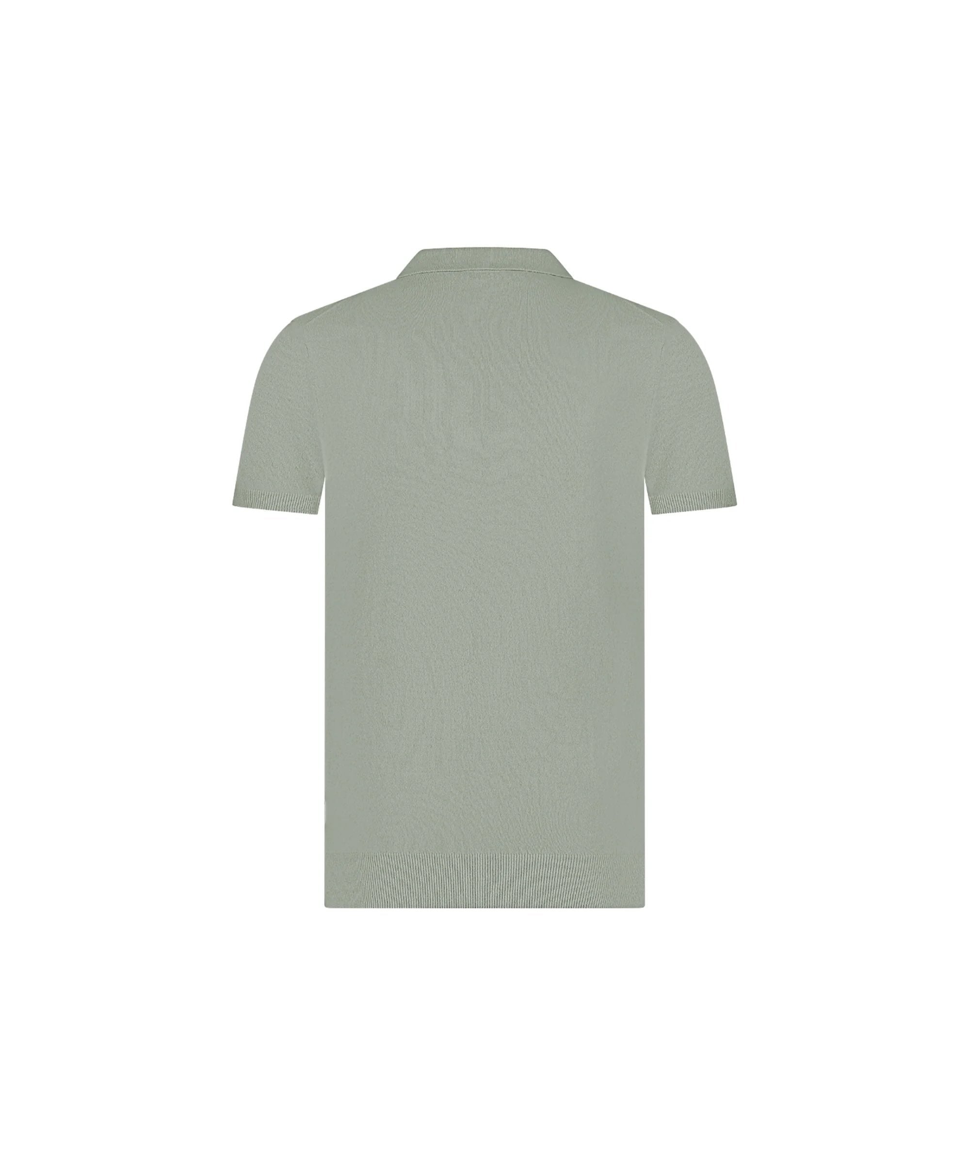 Polo VINCE korte mouw - cloudy green