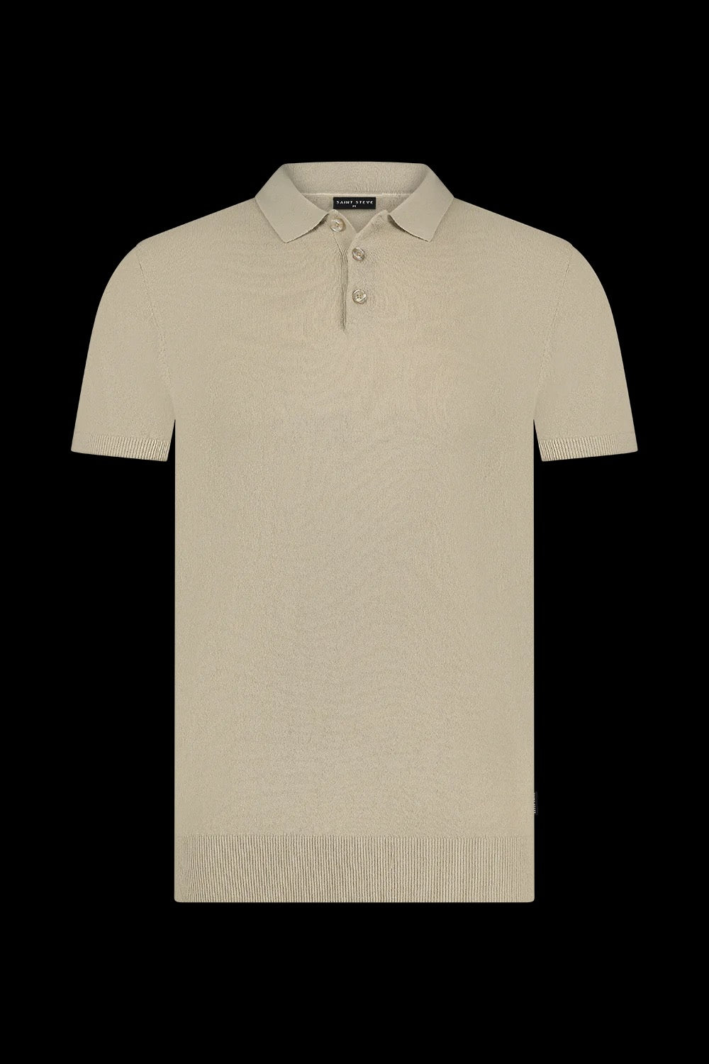 Polo VINCE korte mouw - sand