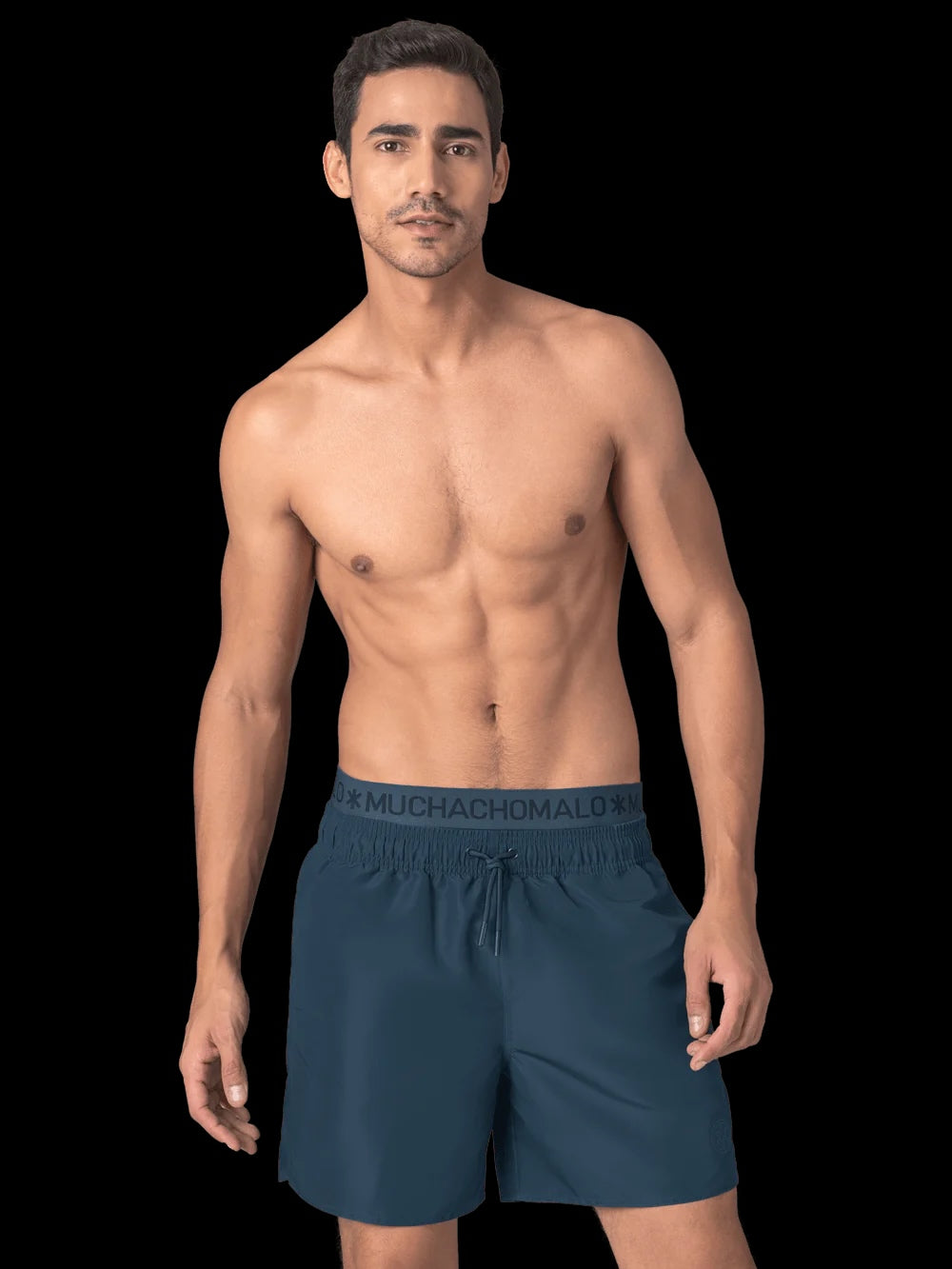 Zwembroek met gratis boxershort - blauw