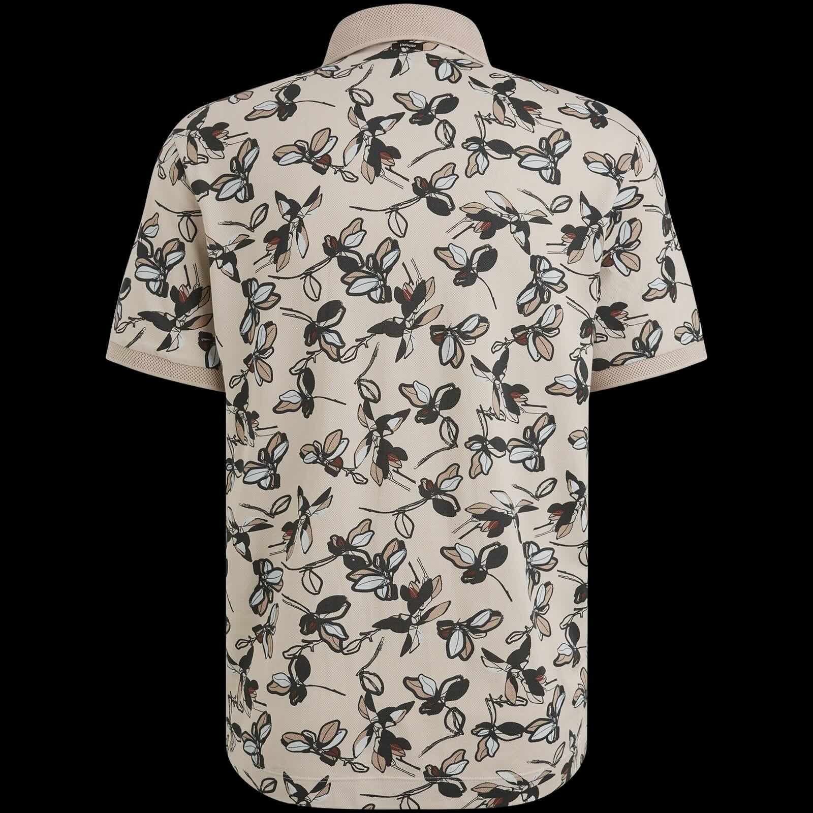 Polo allover print - beige