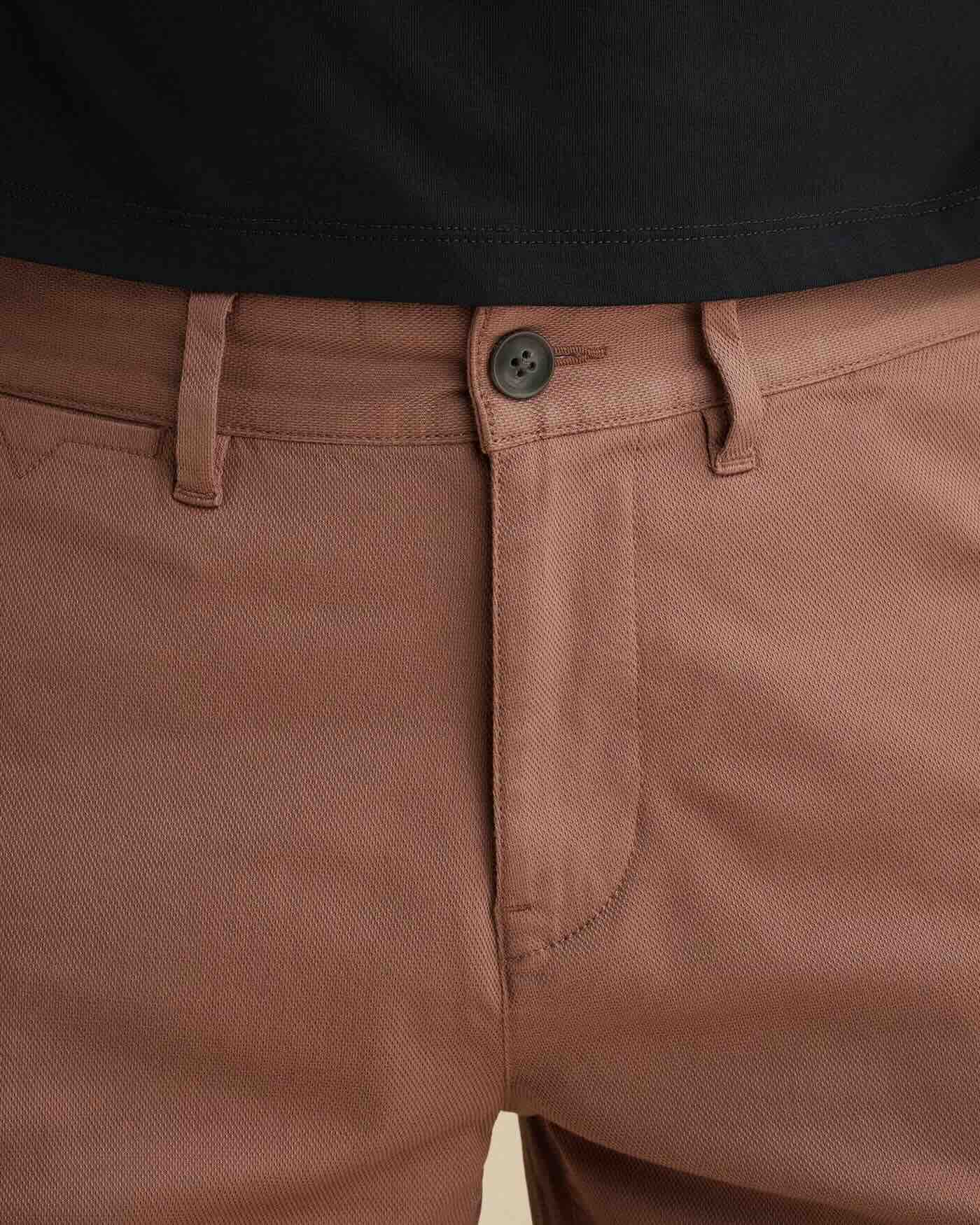 Short chino V65 - burlwood