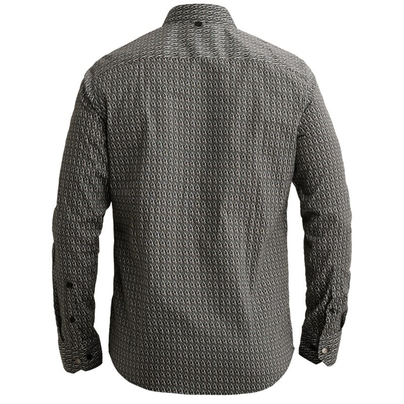 Overhemd met allover print - groen