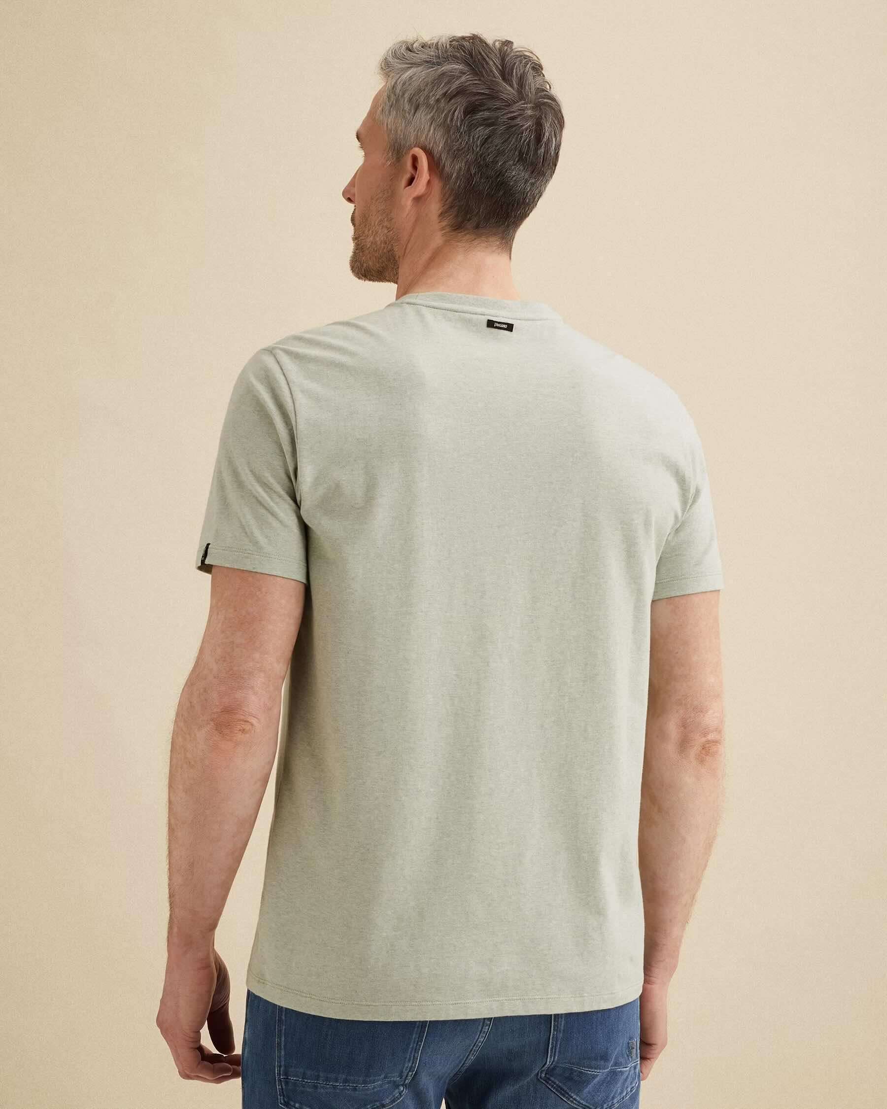 T-Shirt met ronde hals - groen