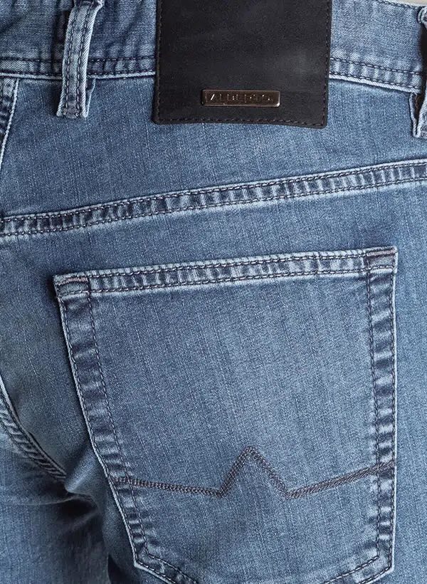 Jeans dun stretch - blauw