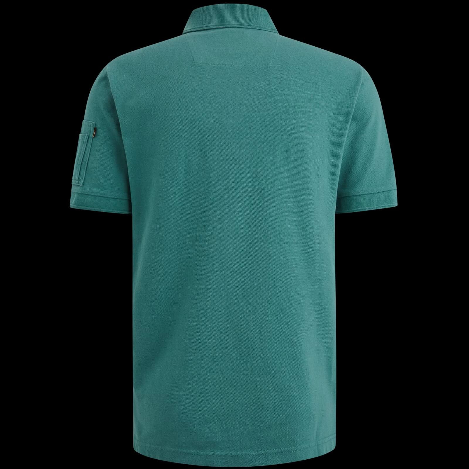 Polo met flight pocket - groen