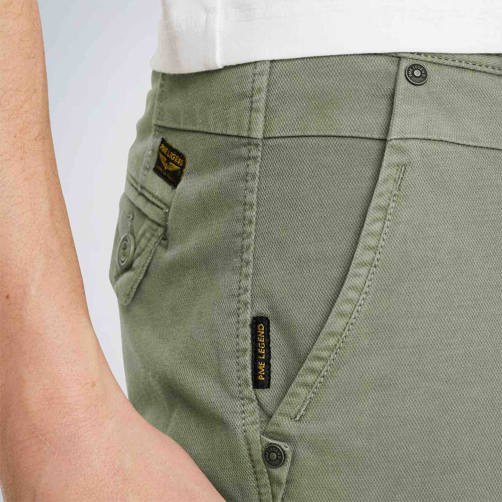 Short chino - groengijs