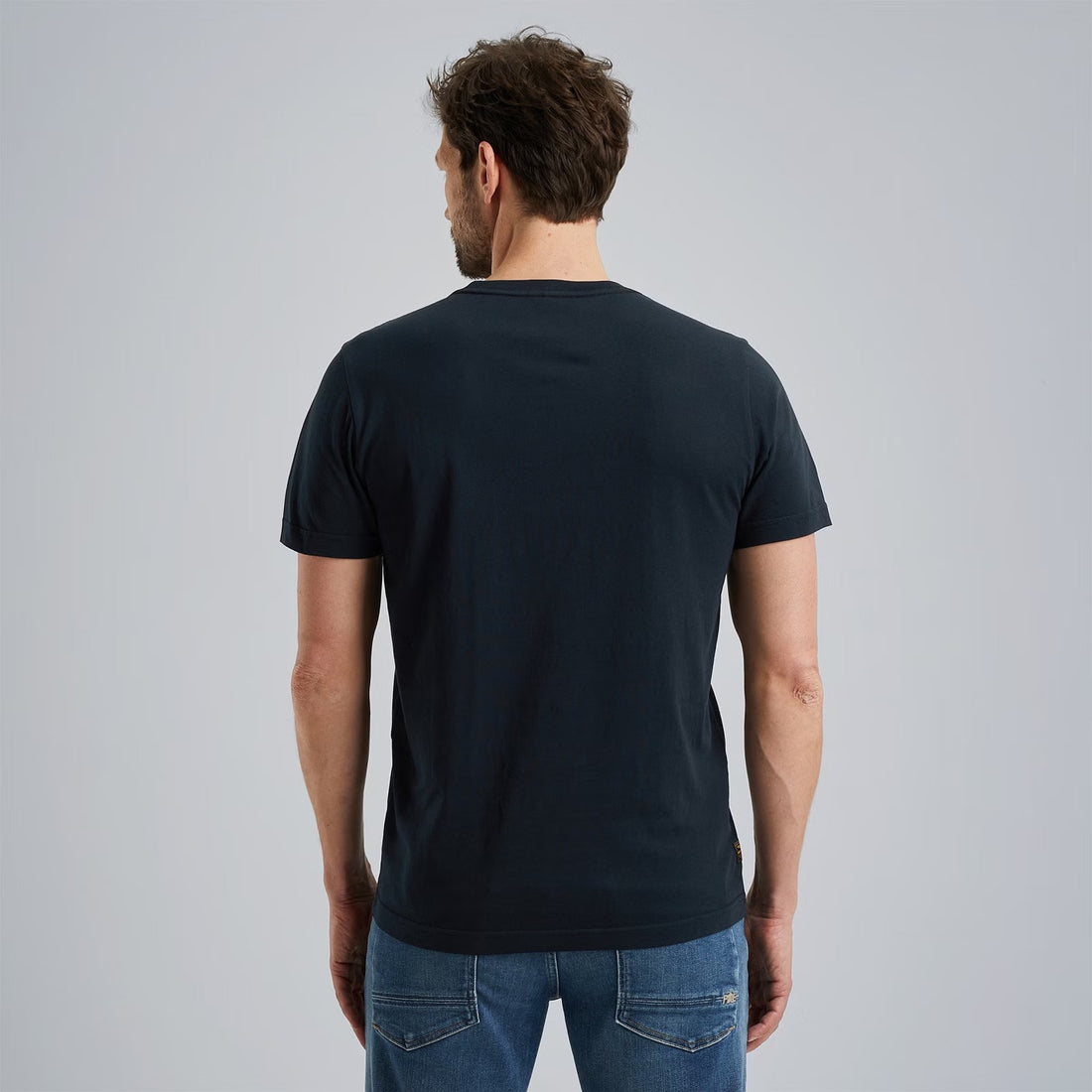 T-Shirt met artwork - donkerblauw