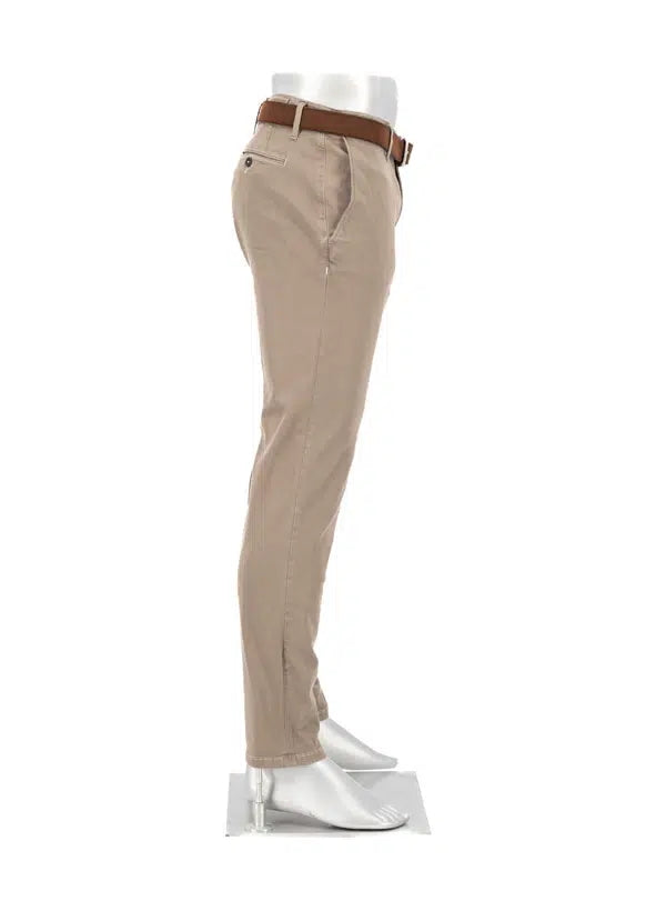 Chino Rob stretch - donkerbeige