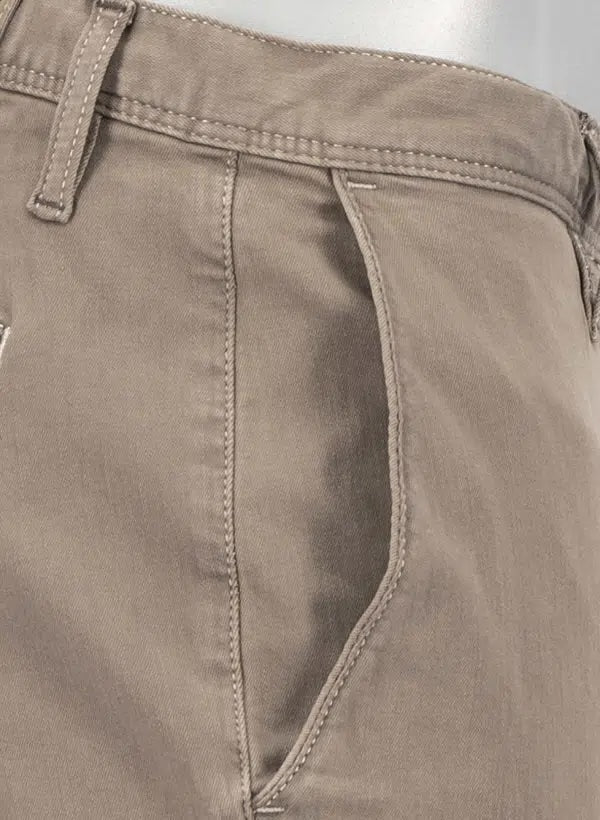 Chino Rob stretch - donkerbeige