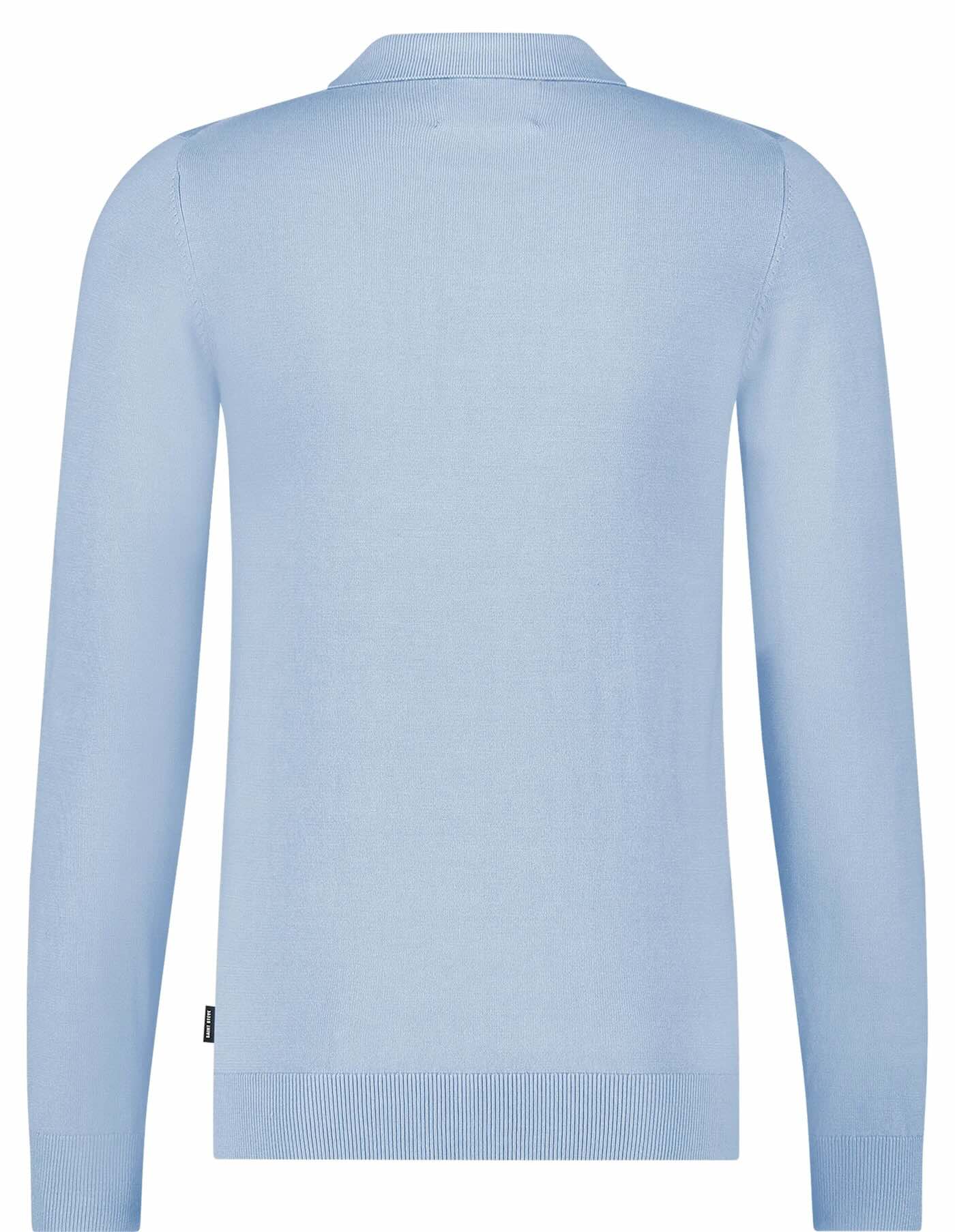 BEREND trui met polokraag - jeansblauw