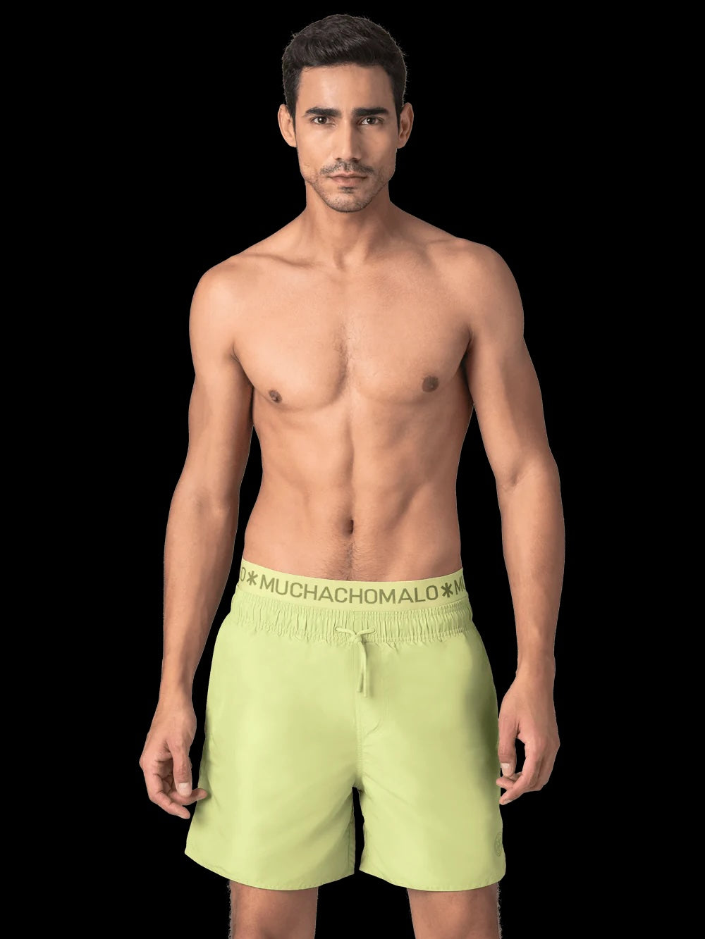 Zwembroek met gratis boxershort - groen