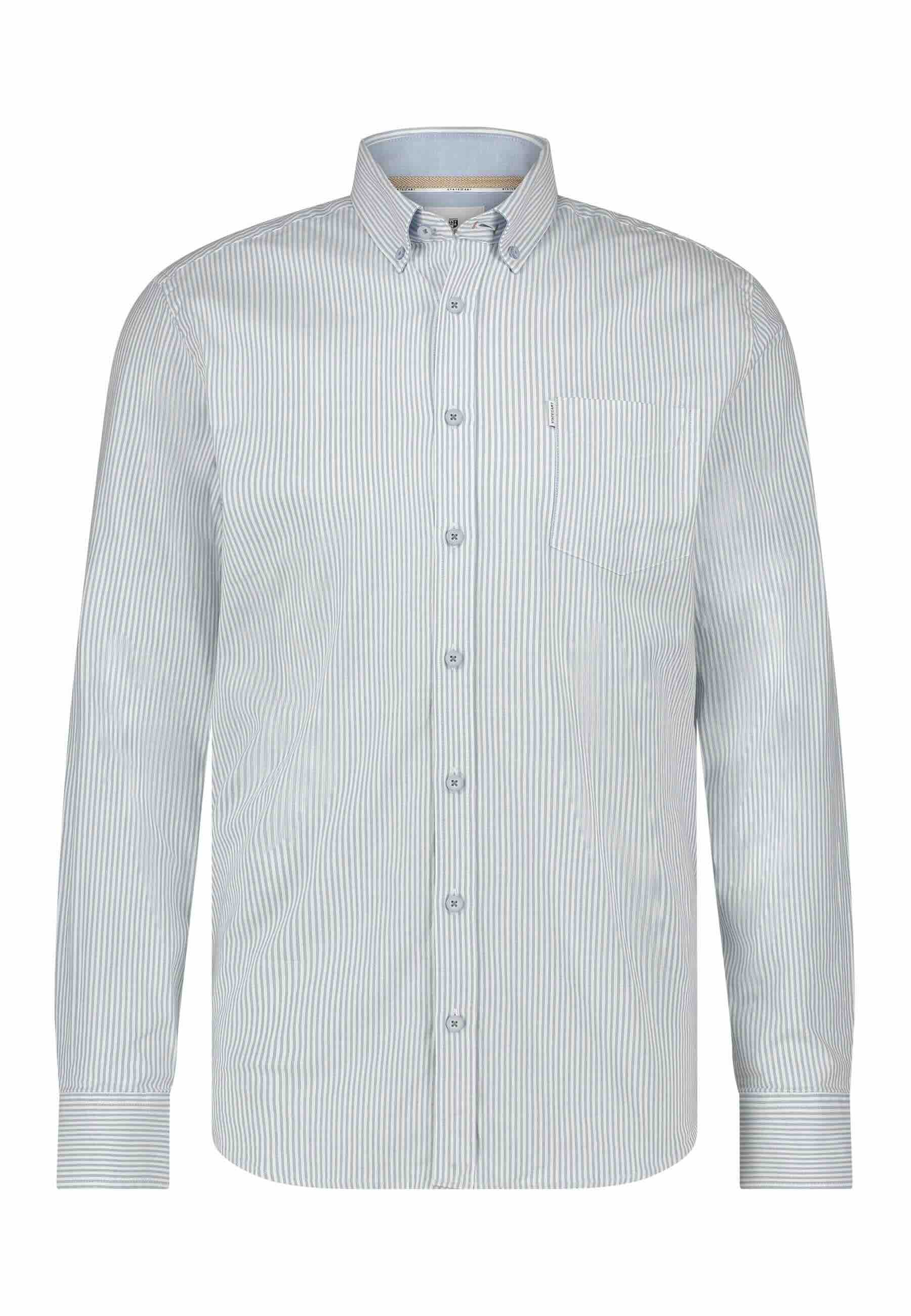 Overhemd gestreept - blauw wit