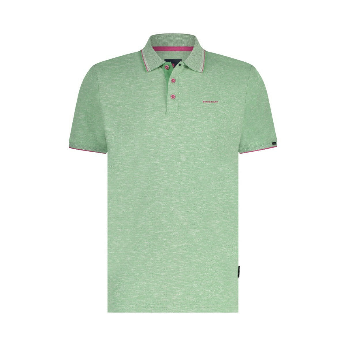 Polo met logo - groen