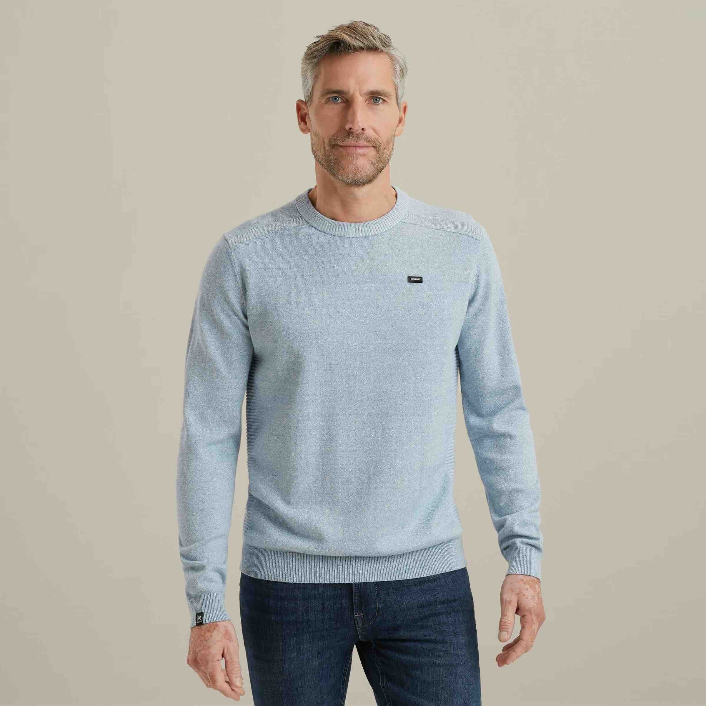 Trui ronde hals - lichtblauw