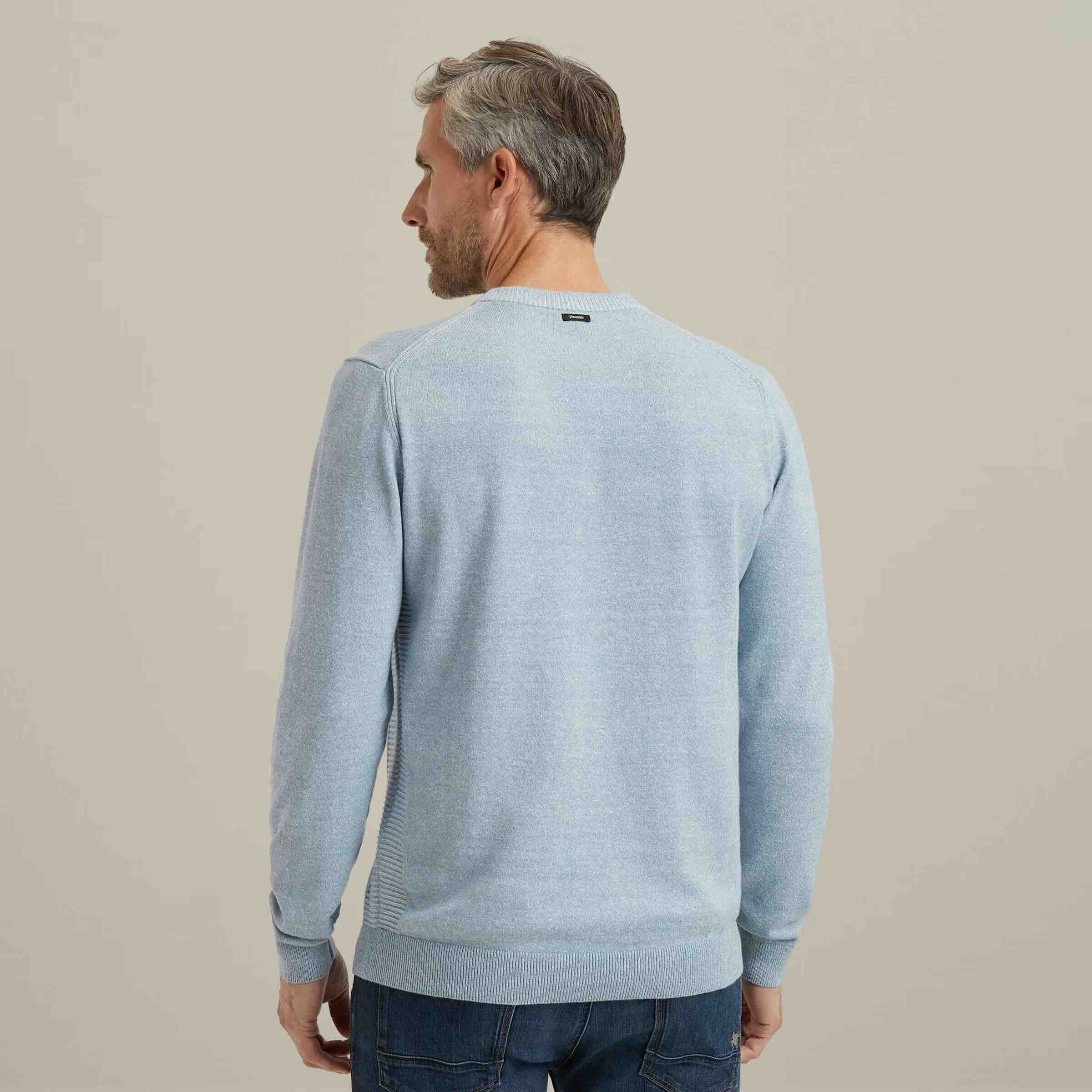 Trui ronde hals - lichtblauw
