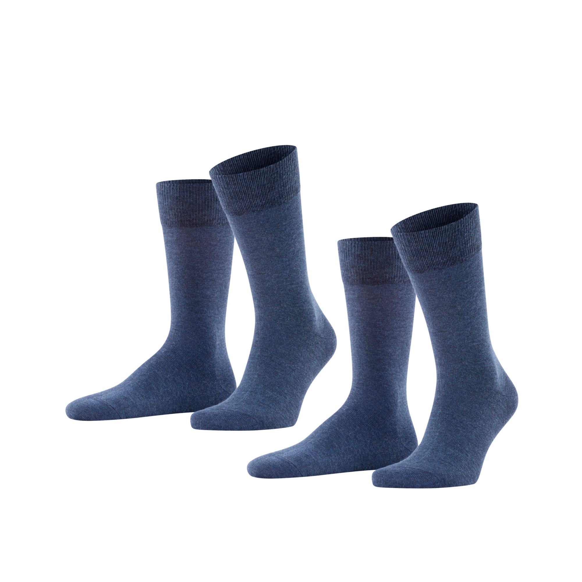 Sokken happy 2-pack middenblauw