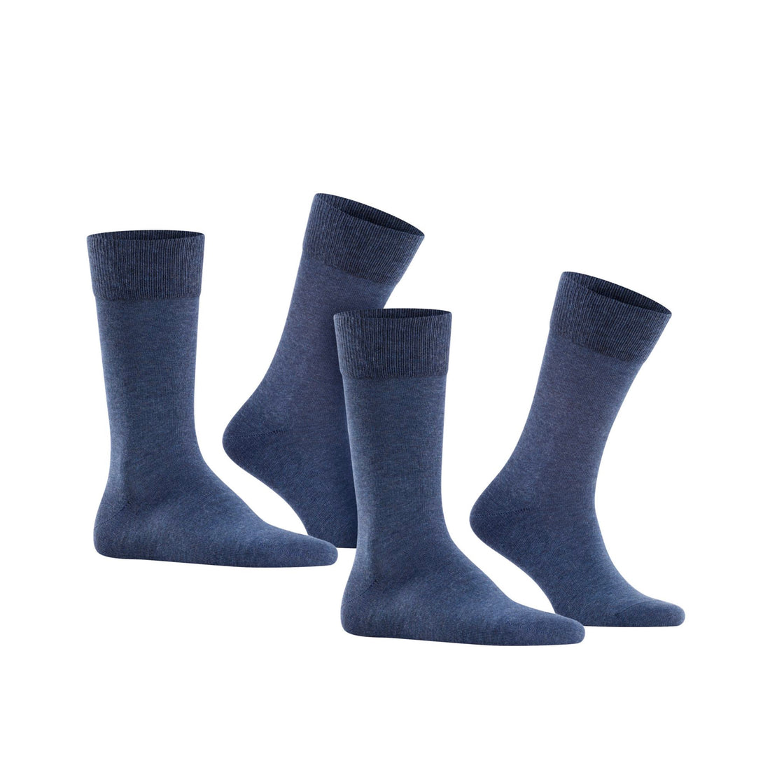 Sokken happy 2-pack middenblauw