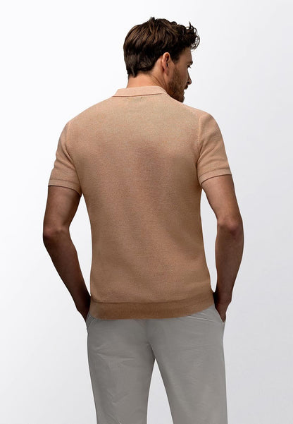 Polo honingraatstructuur - oranje