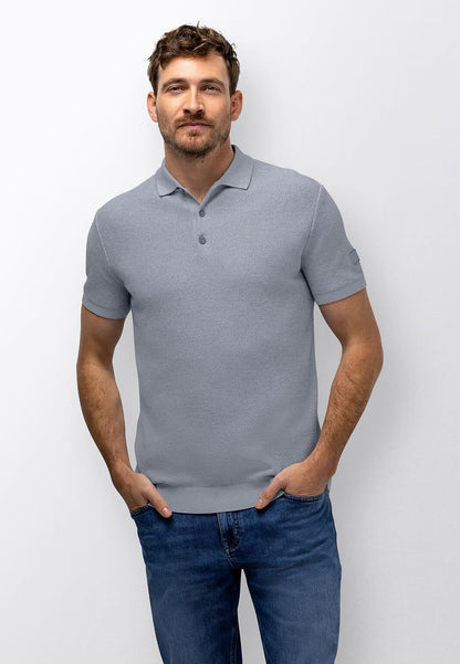 Polo honingraatstructuur - blauw
