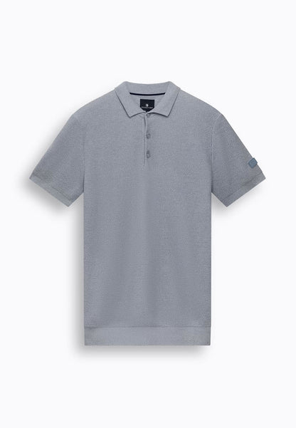 Polo honingraatstructuur - blauw