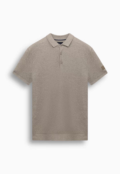 Polo honingraatstructuur - beige