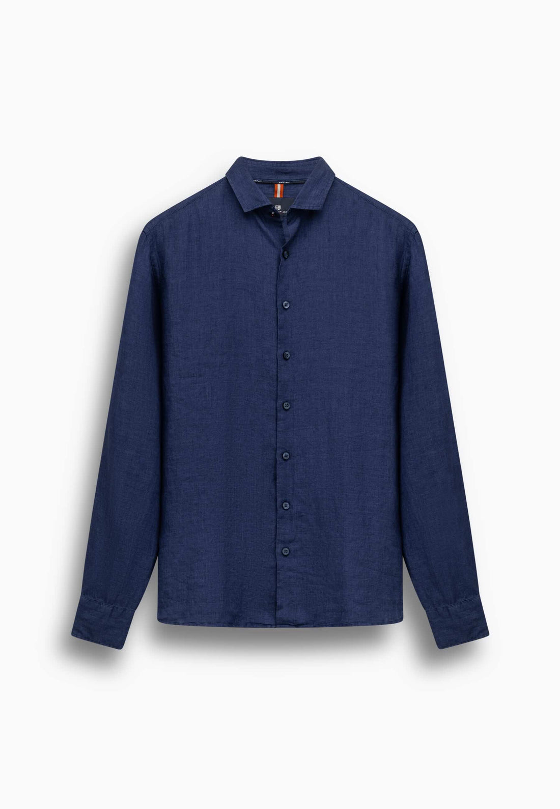 Overhemd van hoogwaardig linnen - donkerblauw