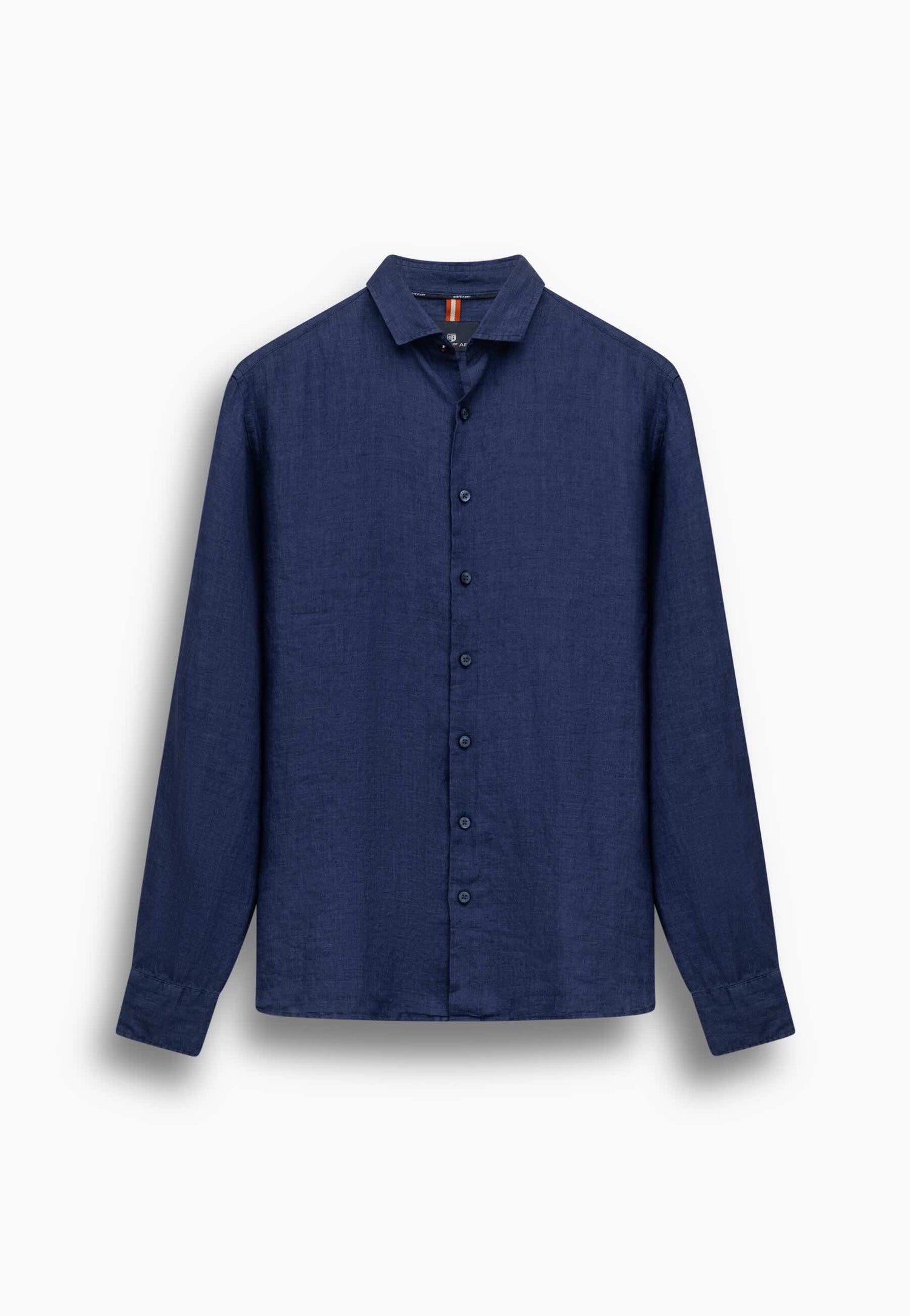 Overhemd van hoogwaardig linnen - donkerblauw