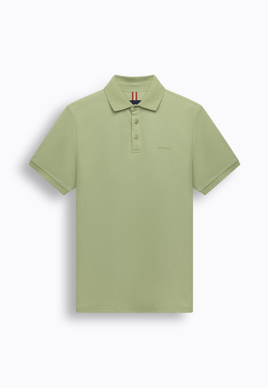 Polo piqué uni stretch - groen