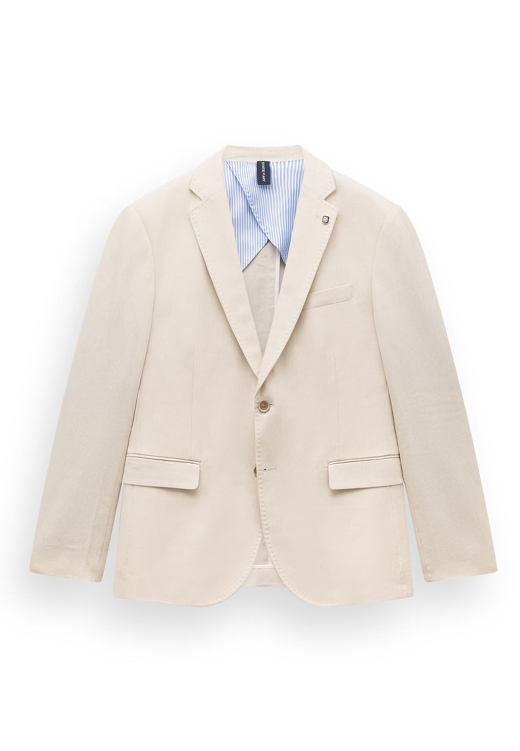 Colbert in linnenmix - beige