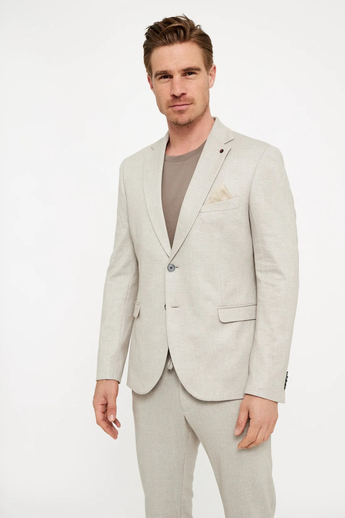 Colbert jersey DiNick - beige