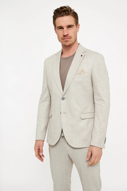 Colbert jersey DiNick - beige