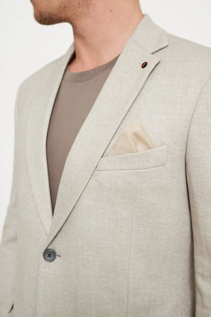 Colbert jersey DiNick - beige