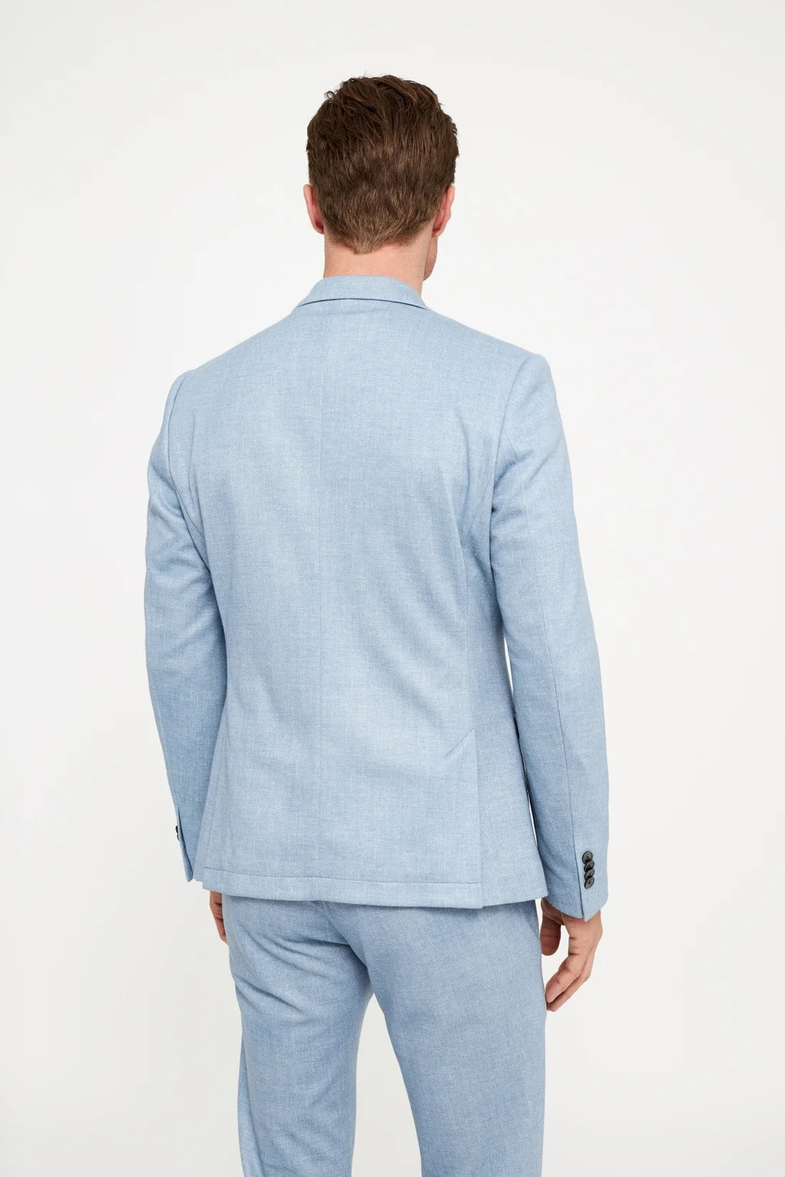 Colbert jersey DiNick - lichtblauw