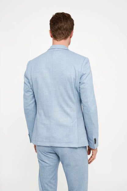 Chino jersey DiSpartaflexSE - lichtblauw