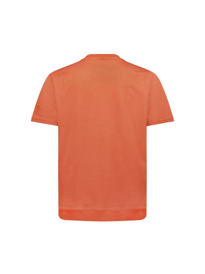T shirt sweat korte mouw - oranjerood