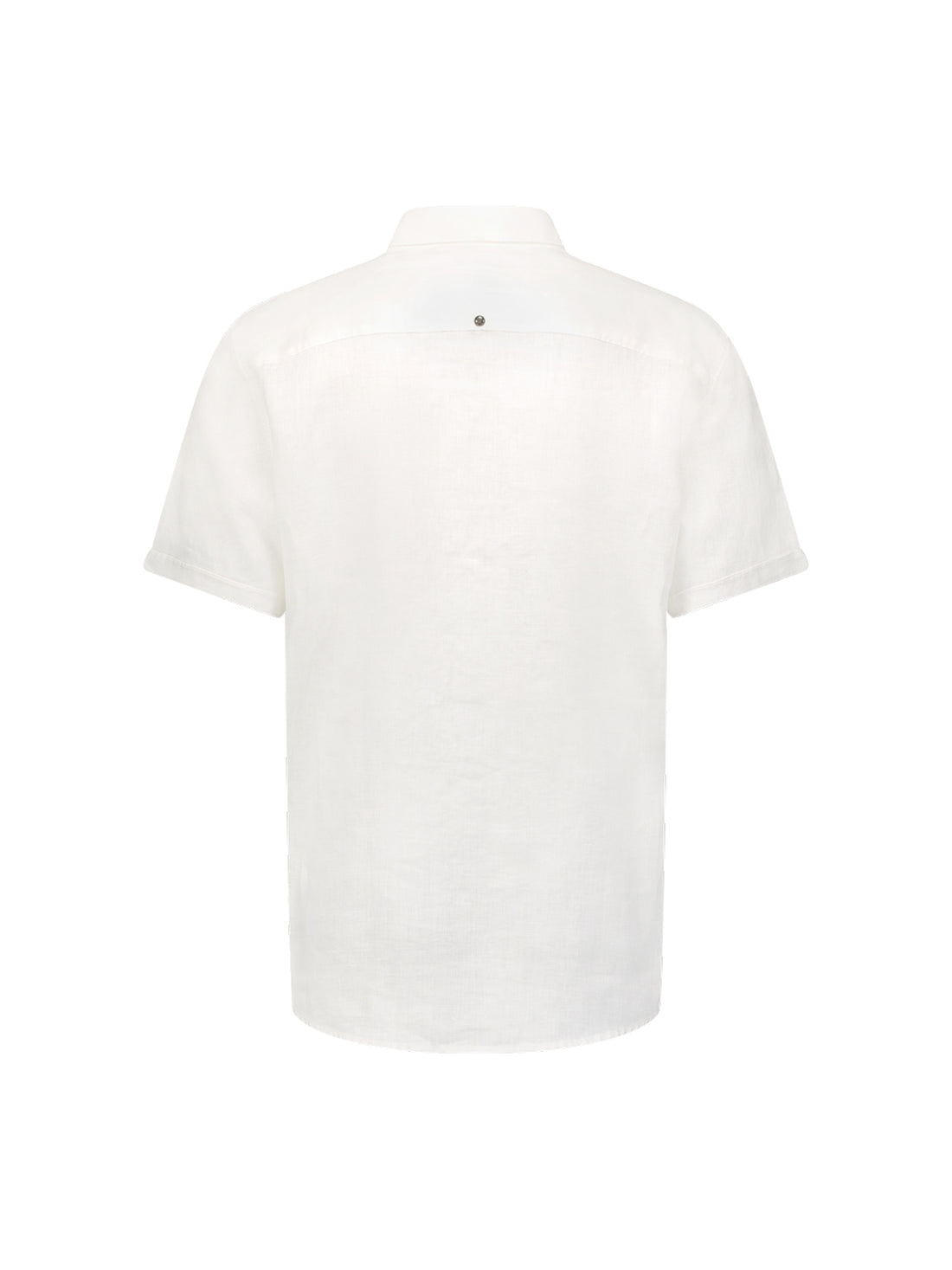 Overhemd korte mouw linnen - wit