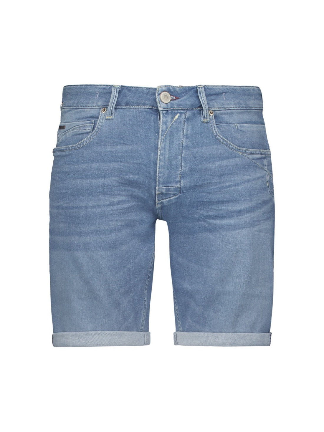Short jeans stretch - blauw