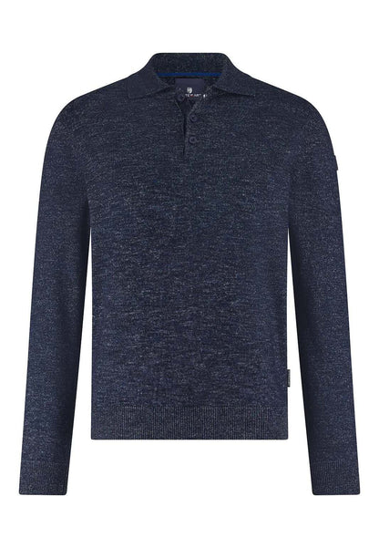 Trui polokraag - blauw