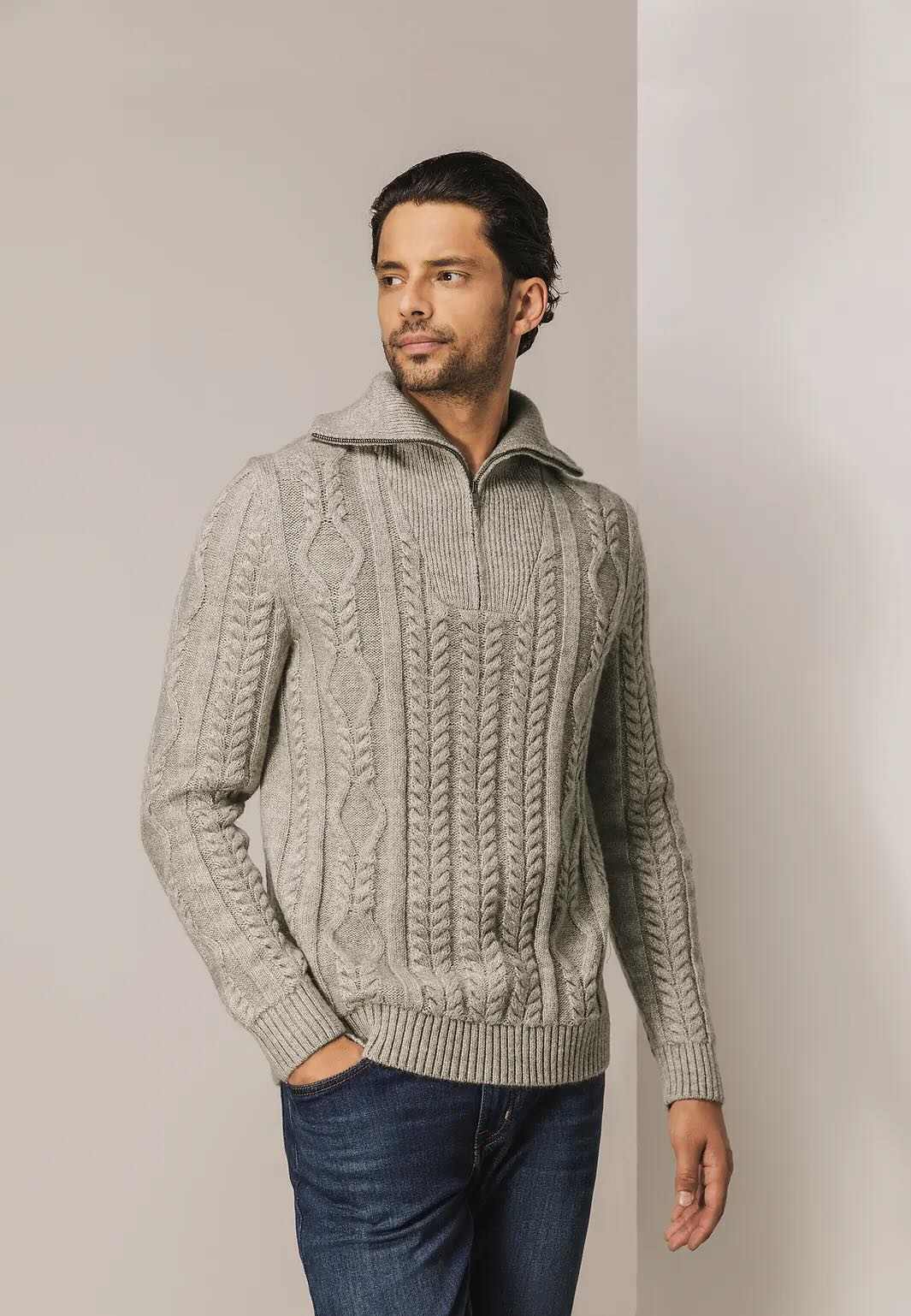 Trui schipper - beige