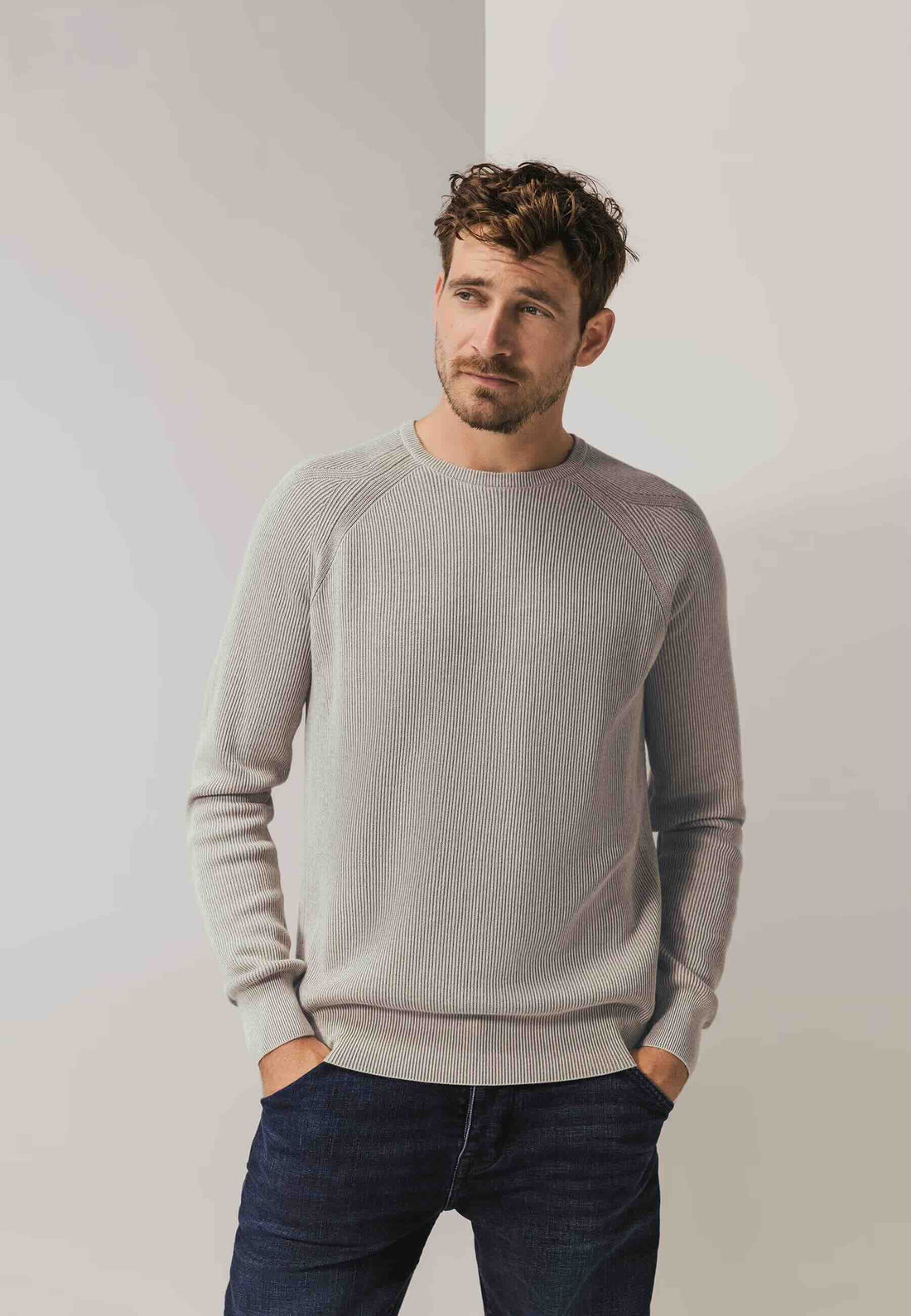 Trui biologische katoen - beige