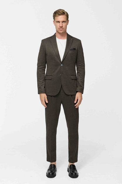 Chino jersey DiSpartaflexSE - bruin