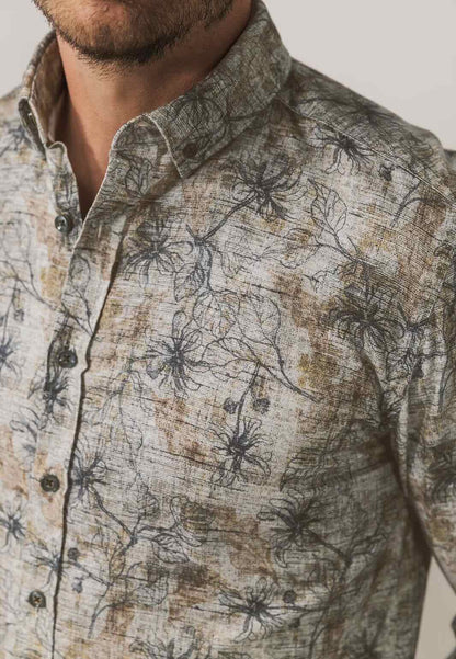 Overhemd flanel - bruin