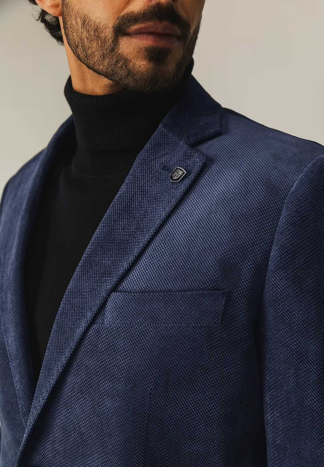 Colbert babycord - blauw