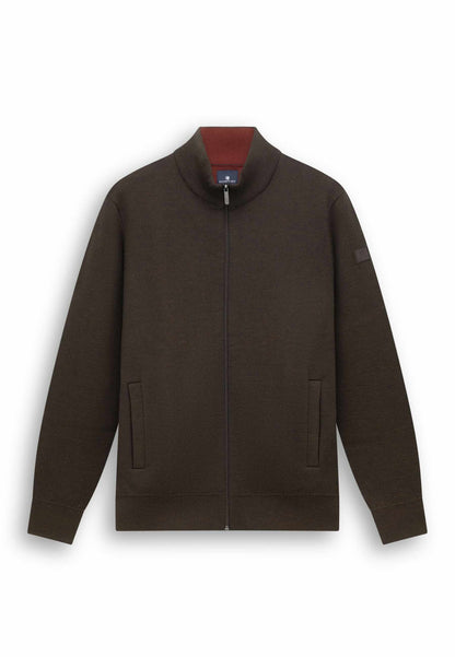 Vest wolmix - bruin