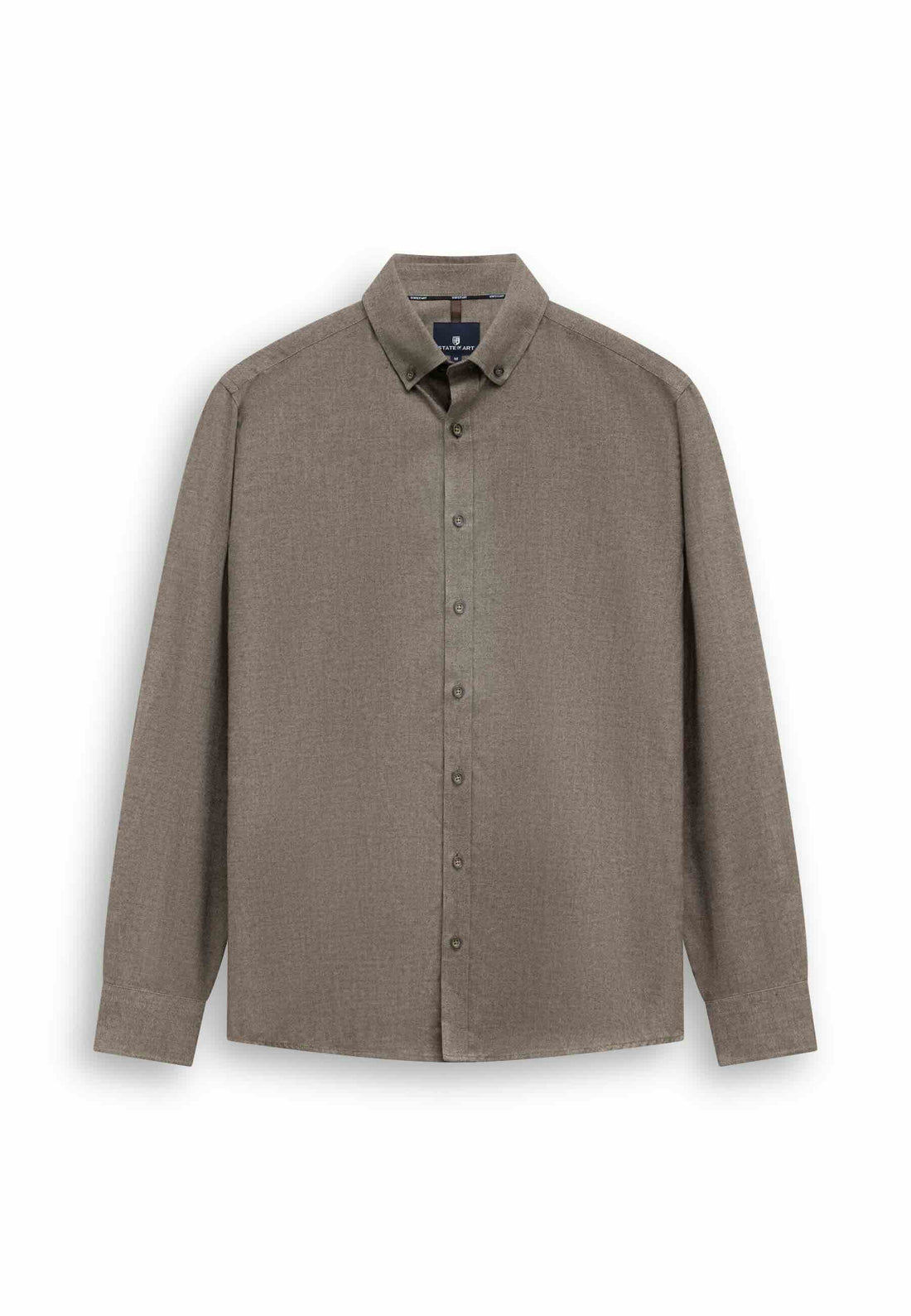 Overhemd twill - taupe / beige