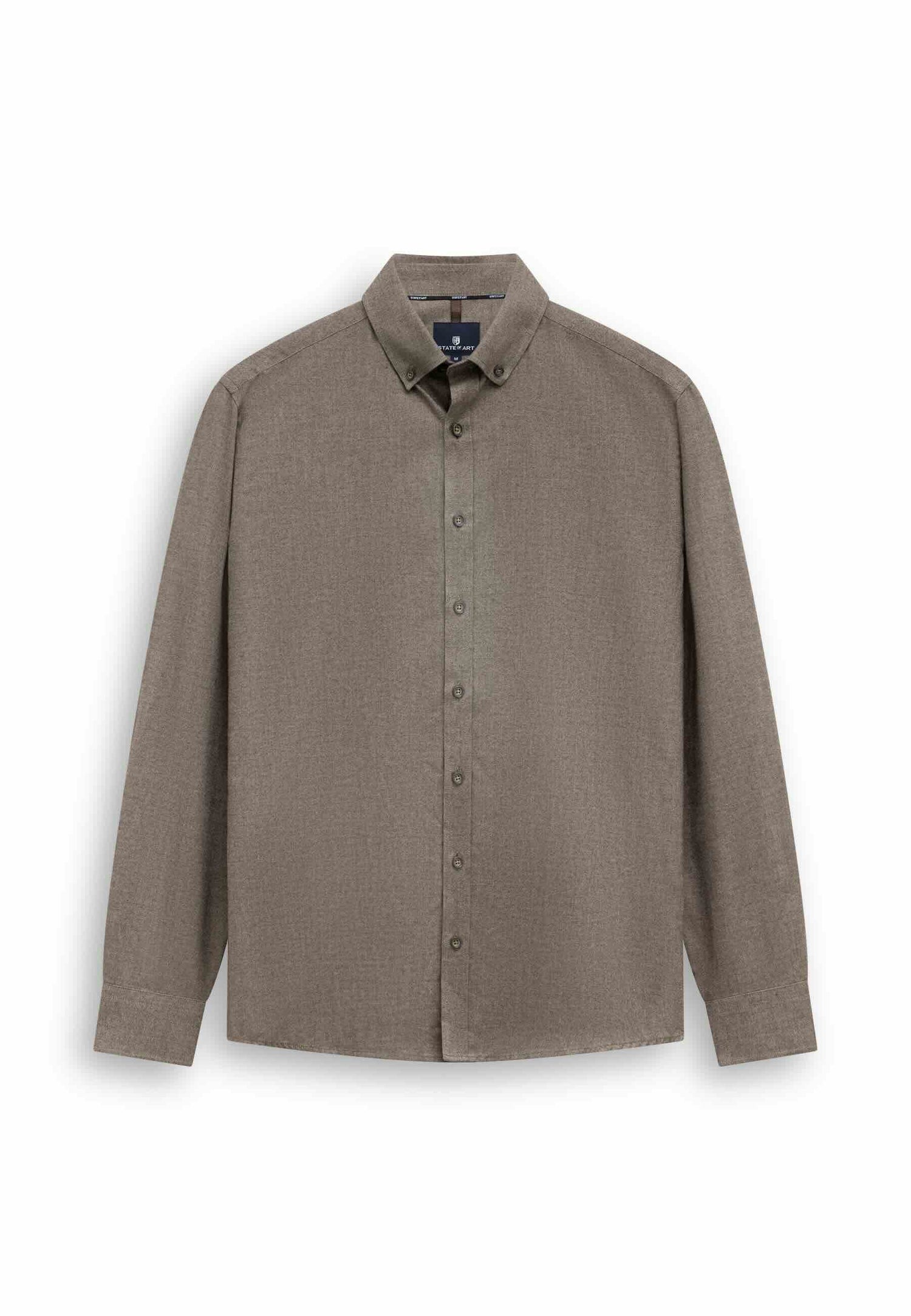 Overhemd twill - taupe / beige